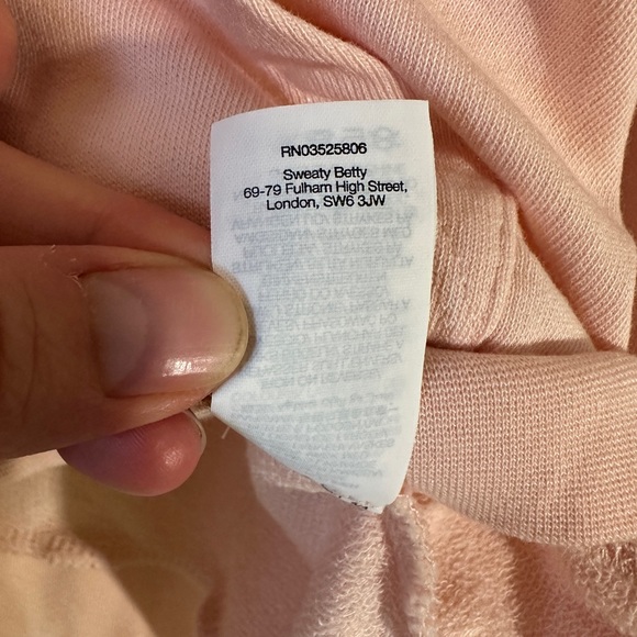 Sweaty Betty After Class Relaxed Hoodie Light Pink Size Small - Picture 8 of 8